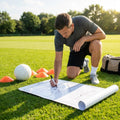 Adhesive football tactics sheets with 20 sheets for coaching