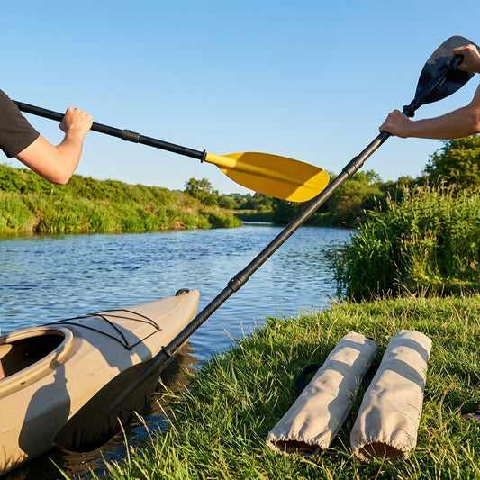 Adjustable aluminium kayak paddles for water sports - product detail