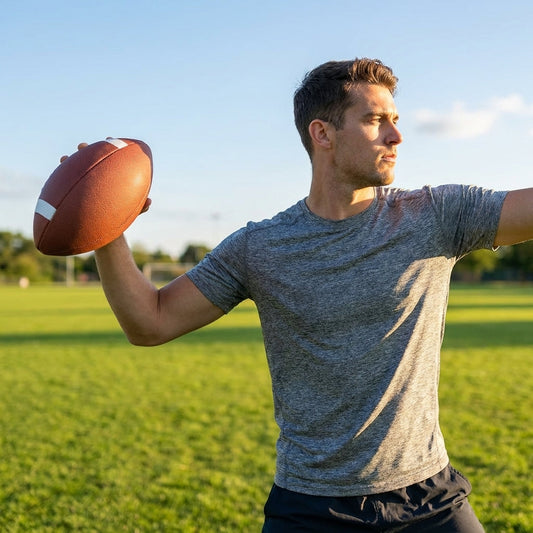 American Football Game Ball with PU Leather Cover