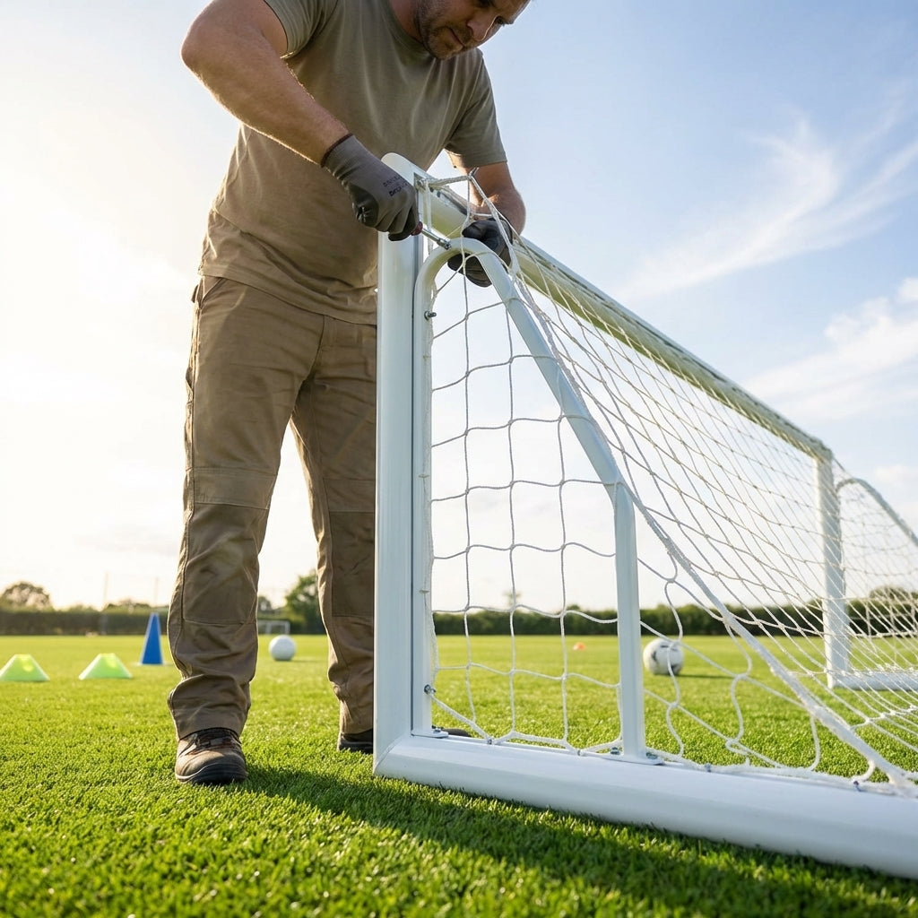 Aluminium D-Bracket Net Supports for Football Goals