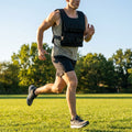 Weighted training vest made of durable nylon for fitness and running