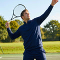 Men's quarter zip tracksuit in lightweight polyester