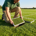 Ground Socket Turf Trays made of Aluminium and Rubber for Rugby Pitches
