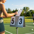 Black Pickleball Scoreboard with MDF and Plastic Construction - product detail