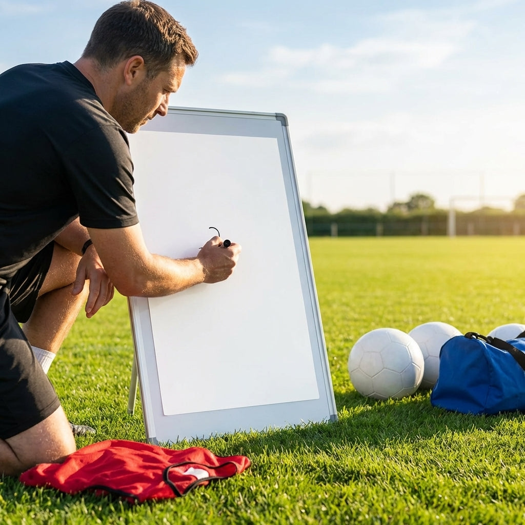 Adhesive football tactics sheets with 20 sheets for coaching - product detail