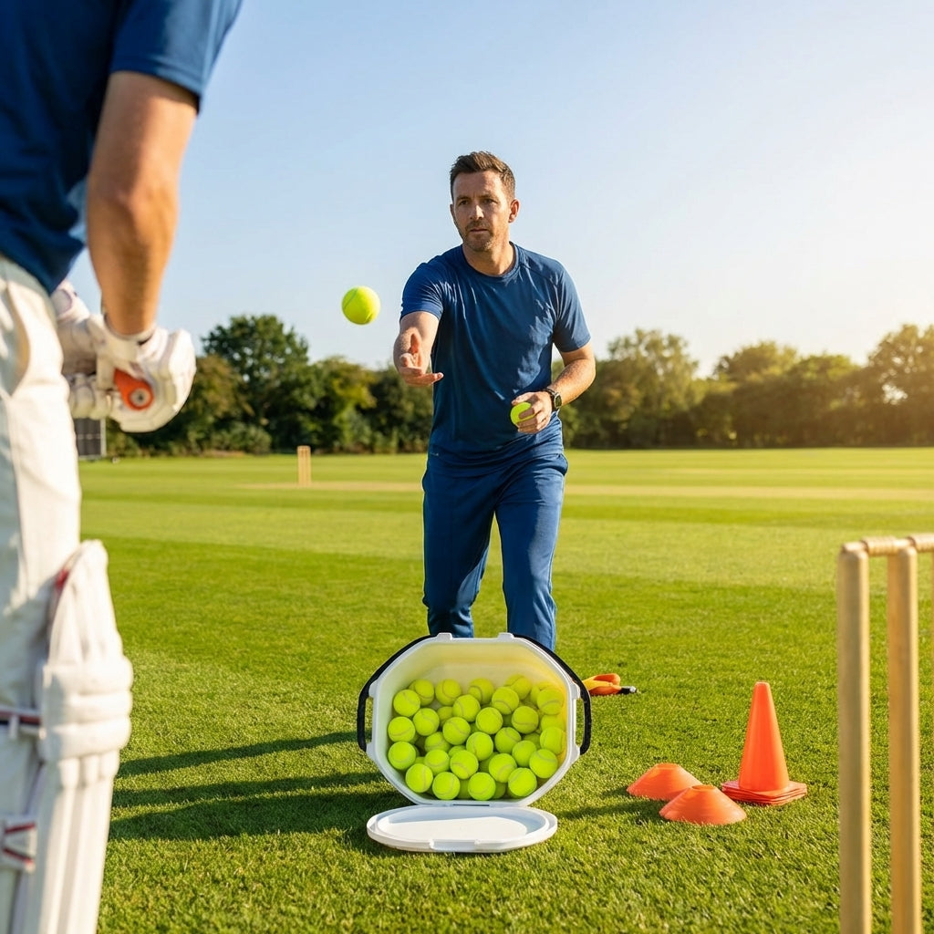Cricket Training Balls Pack of 60 with High-Visibility Felt