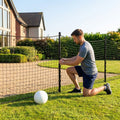 Black replacement sports nets made from HDPP twine for garden and sports use