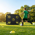 Football target sheets for square pop-up goals, multiple sizes