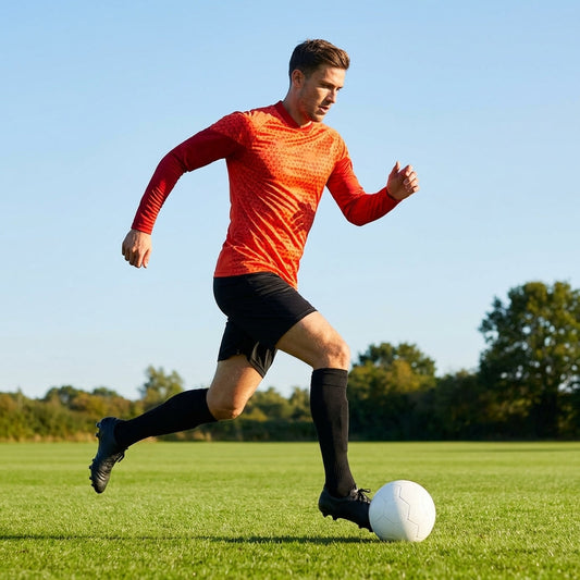 Men’s Long Sleeve Football Shirt featuring geometric design