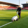 Electric Line Marking Machine – Silver – Zinc-Plated Steel – Sports Pitches