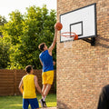 Adjustable wall mounted basketball backboard with rim and net - product detail
