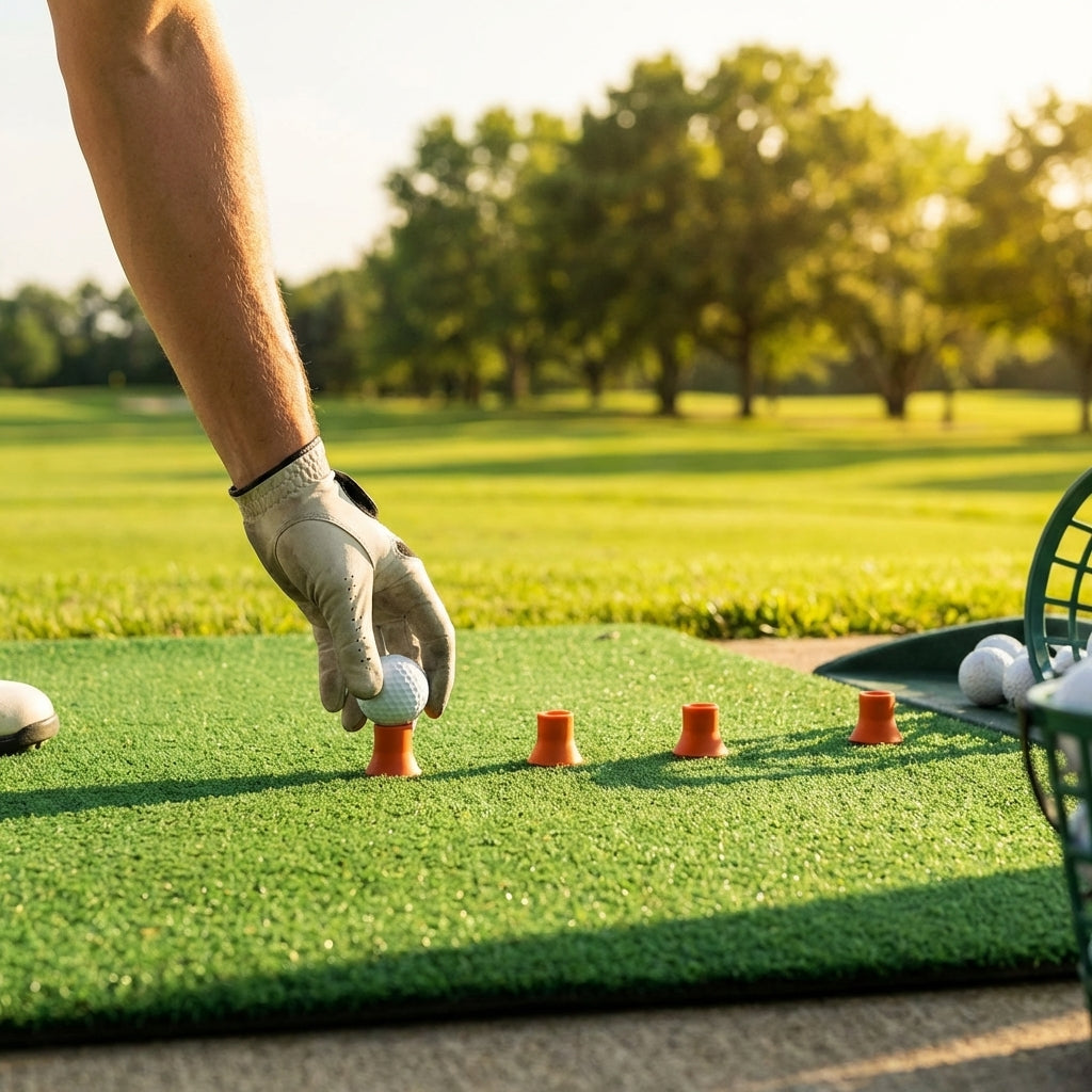 70mm rubber driving range tees ideal for big-headed drivers - product detail