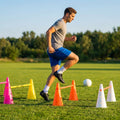 Training cones in bright colours for sports and fitness - product detail