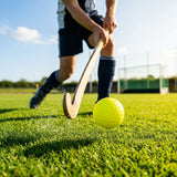 Fluro yellow field hockey ball made from Grade 1 PVC - product detail