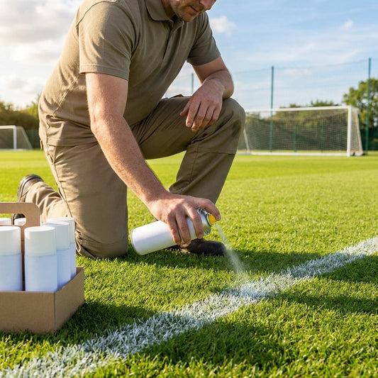 750ml Aerosol Line Marking Spray Paint in multiple colours for all surfaces