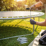 Pack of 50 galvanised steel trampoline springs for outdoor use - product detail