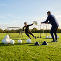 Weighted football in black and white, perfect for goalkeeper training