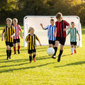 Kids striped short sleeve football shirt in multiple colours - product detail