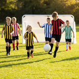 Kids striped short sleeve football shirt in multiple colours - product detail