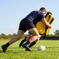 Rugby tackle pad in yellow and black for training - product detail