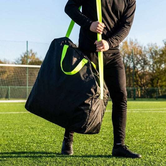 Sports Equipment Carry Bag in black, durable fabric - product detail