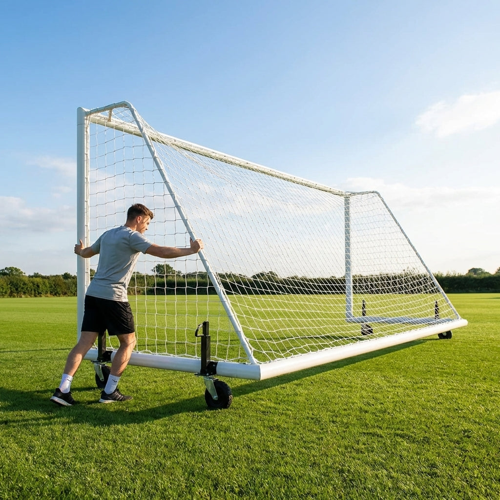 12ft x 4ft Aluminium Football Goal for 5-a-Side Matches