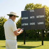 Electronic Cricket Scoreboard in black, perfect for sports venues - product detail