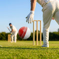 Reverse Swing Cricket Ball available in Red/White or Pink/White - product detail