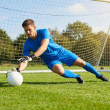 Men's Goalkeeper Kit in vibrant colours, including top, shorts, and socks.