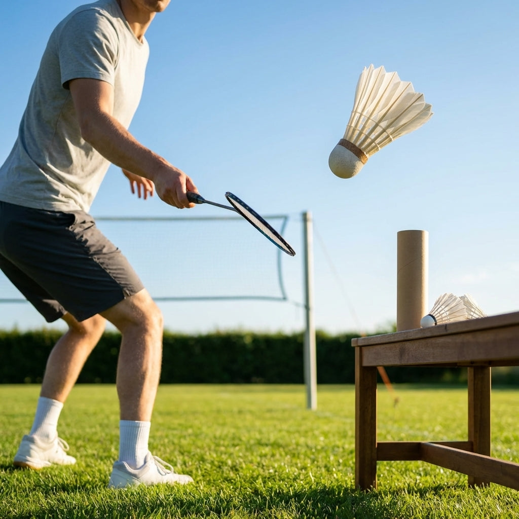Badminton shuttlecocks with 78 speed rating for competitive play