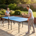 Foldaway Table Tennis Table with regulation size and PVC laminate