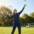Women's Quarter Zip Tracksuit made of lightweight polyester - product detail