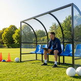 Colourful plastic bucket seats available in various colours