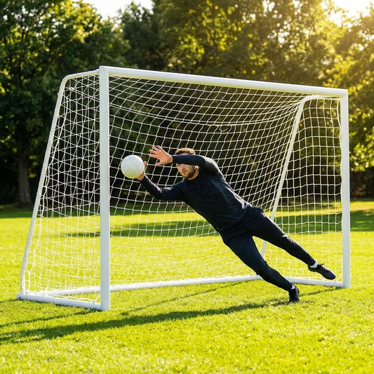 Portable handball goal for indoor and outdoor use
