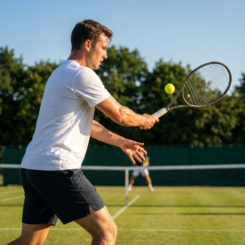 Cotton tennis t-shirt for adults in various sizes - product detail
