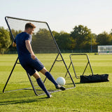 Large football rebound net with galvanised steel frame for training - product detail