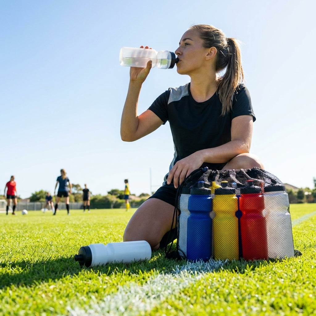 750ml sports water bottle in multiple colours, BPA-free plastic - product detail