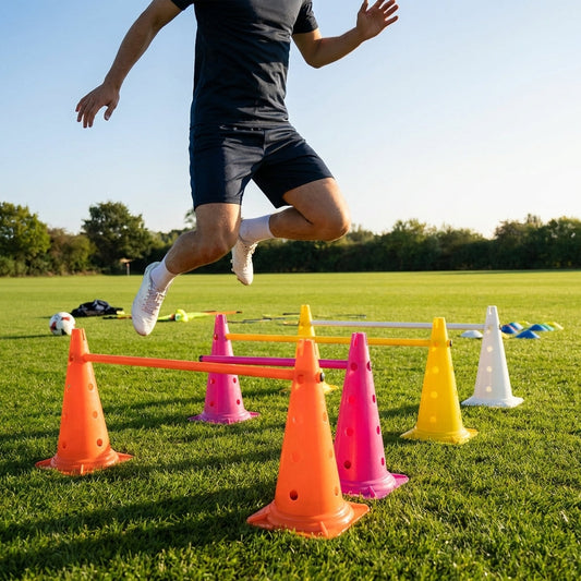 Training cone hurdles available in multi-colour for sports training