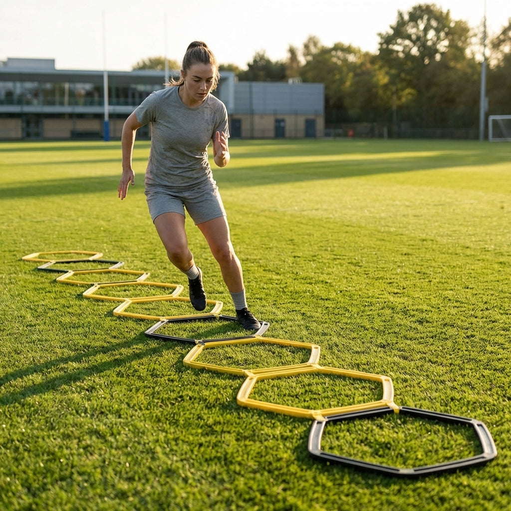 Trapezoid training rings for agility and coordination - product detail