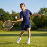 Junior Tennis Shirt made from lightweight polyester