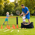 Mini Tennis Set with Rackets, Balls, Cones, and Bag