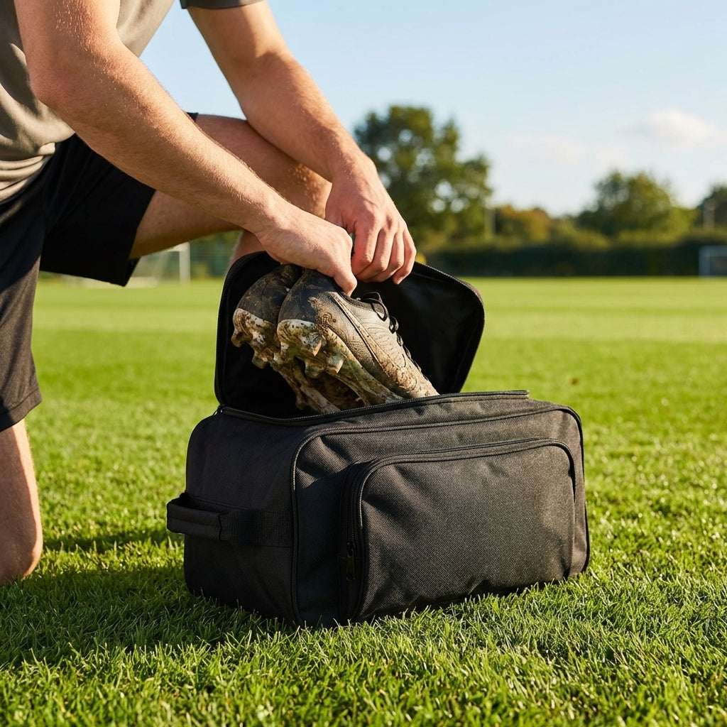 Durable sports footwear bag made from 2100D fabric - product detail
