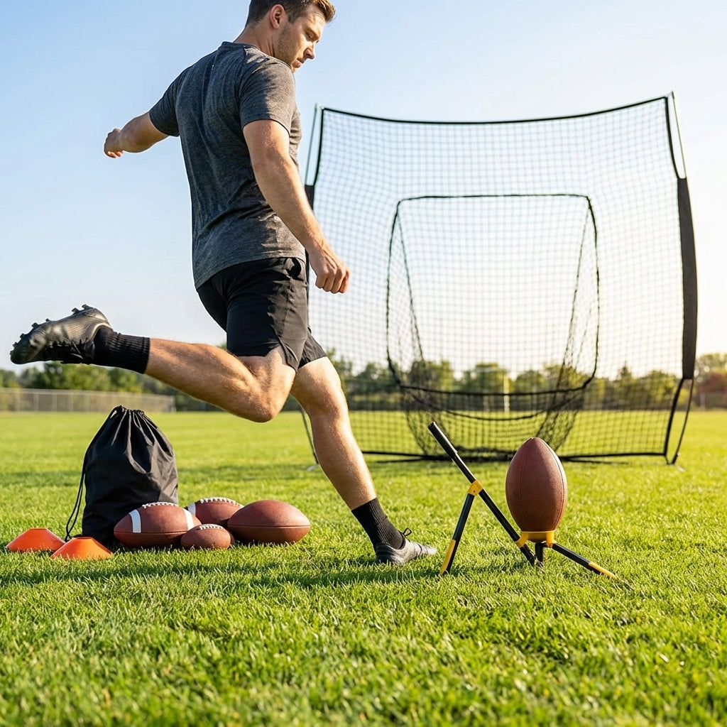 American football kicking tee with adjustable angles - product detail