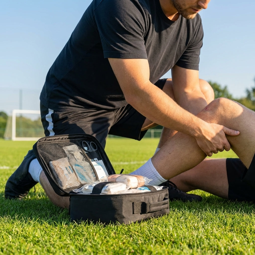 First Aid Bag for sports and schools with customizable storage