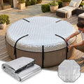 Grey Hot Tub Thermal Insulation Cover with enhanced PE layers - product detail