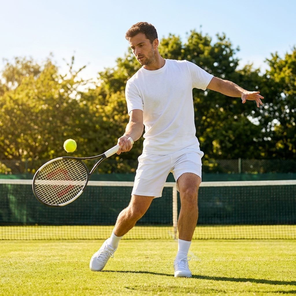 Cotton Tennis T-Shirt in multiple sizes for sport and casual wear