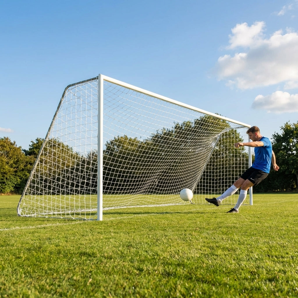 21 x 7 football goal nets made from HDPE for outdoor use