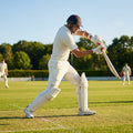 White cricket trousers with quick-dry fabric and ventilation