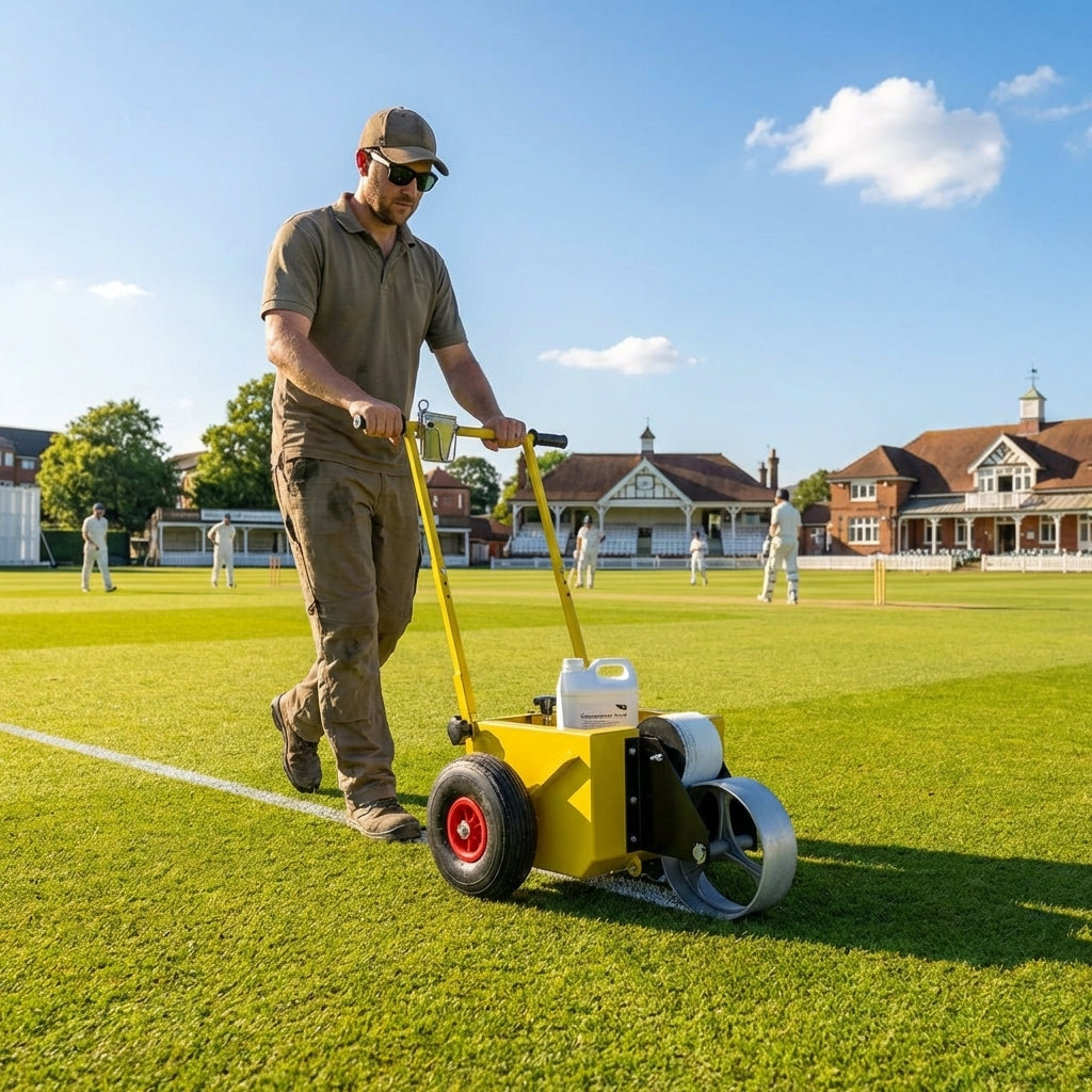 Cricket Wheel Transfer Line Marker with 13.8L Capacity for Cricket Grounds