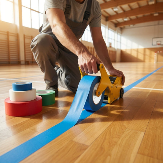 PVC Line Marking Tape in vibrant colours for indoor and outdoor use
